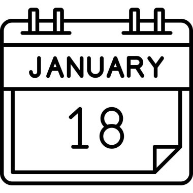 17 Ocak - Takvim simgesi