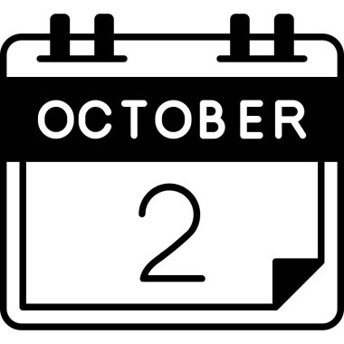 Takvim Eylül simgesi, vektör illüstrasyonu