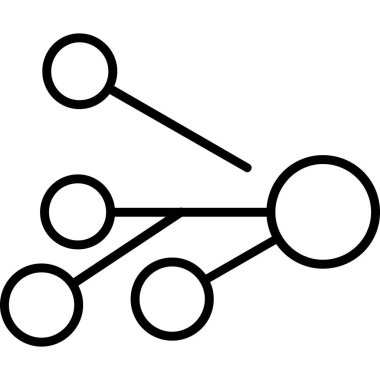 ağ paylaşım simgesi çizimi