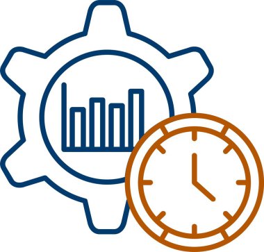 Web kullanımı için Gear Simgesi, Basit Vektör İllüstrasyonu