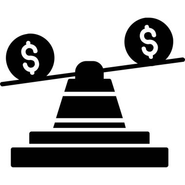 Dolar. Web simgesi basit illüstrasyon