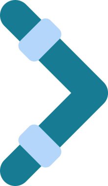 ok sol ok simgesi ile doldurulmuş dış hat biçimi