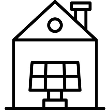 Bina. Web simgesi basit tasarım