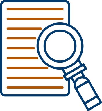 Web Kullanımı için Basit Vektör İllüstrasyonu Araştırma Simgesi