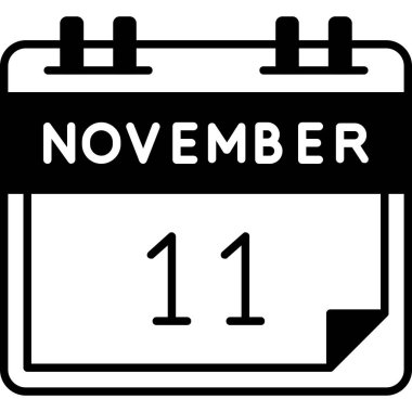 Kasım 10 - Kasım simgesi - takvim