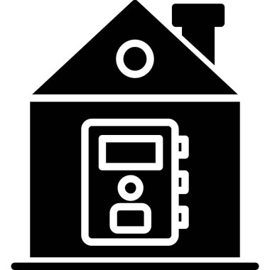 Ev simgesi vektör illüstrasyonu