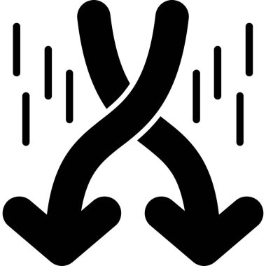 yön ok yönü simgesi ana hat biçiminde