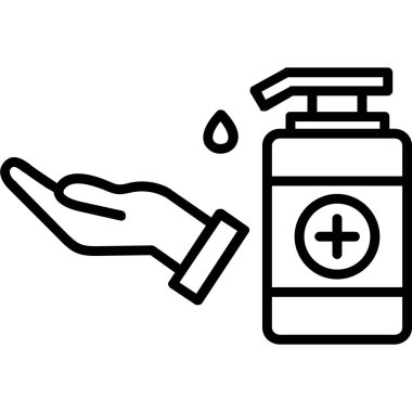 Dezenfektan simgesi, taslak biçimi