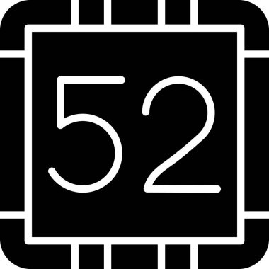 Modern bir eksiklik simgesinin vektör illüstrasyonu