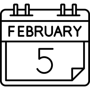 takvim işareti. vektör çizim