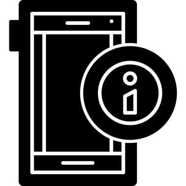 Vektör akıllı telefon simgesi illüstrasyonu