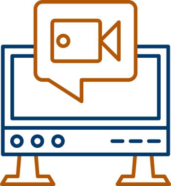 Web Kullanımı için Görüntü Çağrısı Simgesi, Basit Vektör Resimleri