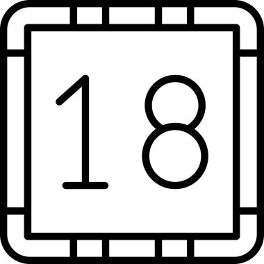 8 numaralı simge işaret tasarımı