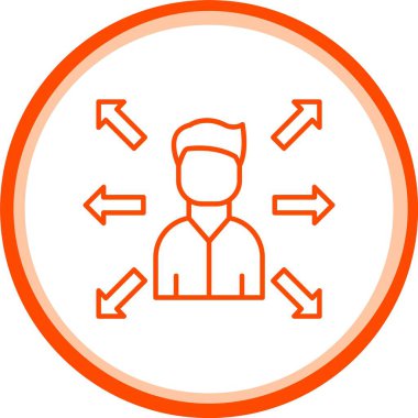 Web Kullanımı için Çoklu Görev Simgesi, Basit Vektör İllüstrasyonu