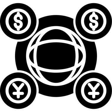 Dolar simgesi vektör illüstrasyonu