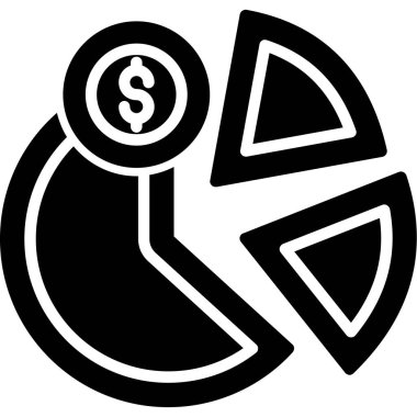 Para için. Web simgesi basit illüstrasyon