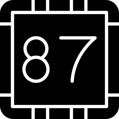 Takvim simgesinin vektör illüstrasyonu