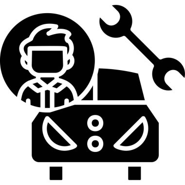 Bakım hizmeti simgesini katı bir şekilde onar