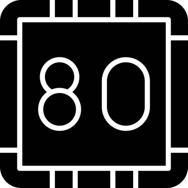 Seo simgesinin vektör illüstrasyonu