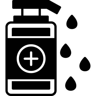 Bir şişe suyun vektör çizimi