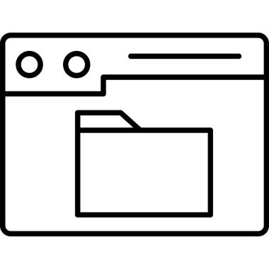 Bilgisayar monitörü simgesi. beyaz arkaplanda izole edilmiş web tasarımı için dizüstü bilgisayar vektör simgesi