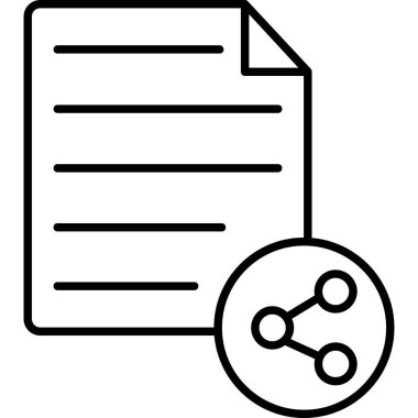 belge simgesi vektör illüstrasyonu