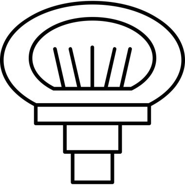 Ampul ikonu ana hat biçiminde