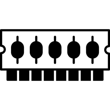 Abaküs simgesi. Abaküs vektör simgesinin ağ için basit çizimi