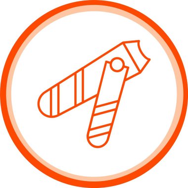 Tırnak Kırpıcı Simgesi, Web Kullanımı için Basit Vektör İllüstrasyonu