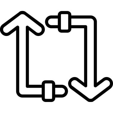 Ok yönü yön simgesi