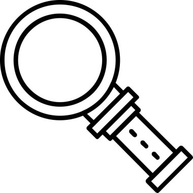 Arama simgesi vektör illüstrasyonu