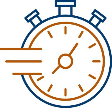 Web Kullanımı için Basit Vektör İllüstrasyonunu Durdur