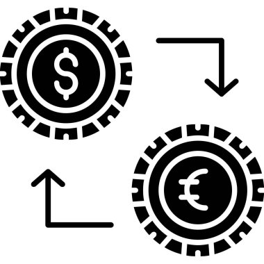 değiş tokuş simgesi somut biçiminde