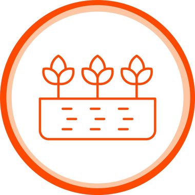 Seedling Simgesi, Web Kullanımı için Basit Vektör İllüstrasyonu