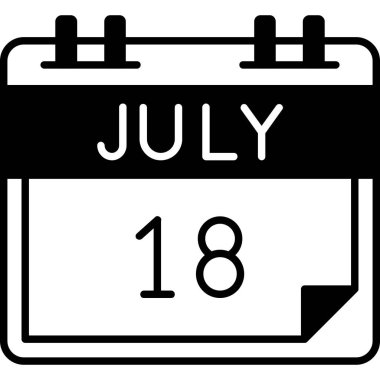 28 Temmuz simgesiyle takvim