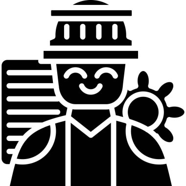 Maskeli bir kadının vektör çizimi