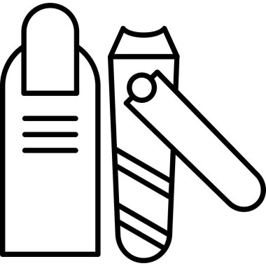 Kalem. Web simgesi basit illüstrasyon