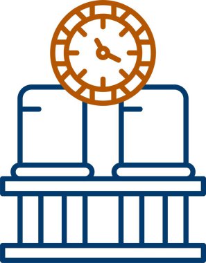 Web Kullanımı için Basit Vektör Resimlemesi Bekle Simgesi