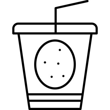 kahve fincanı simgesini ana hatlarıyla iç