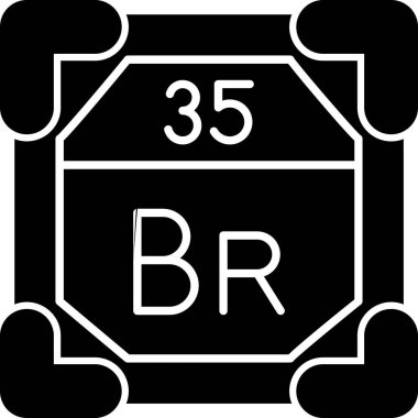 Kimyasal element kimyasal vektör simgesi