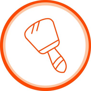 Web Kullanımı için El Aynası Simgesi, Basit Vektör İllüstrasyonu