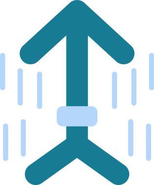 Modern çağın vektör çizimi ve su ikonu eksikliği