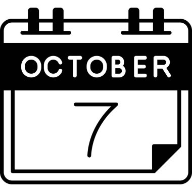 Takvim simgesinin vektör illüstrasyonu