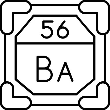 Bir b 6 simgesinin vektör illüstrasyonu