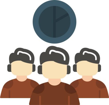 Müşteri Hizmetleri. Vektör illüstrasyonu