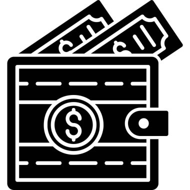 Dolar banknotları simgesi, basit biçim