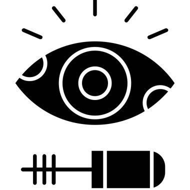Göz simgesi, vektör illüstrasyonu