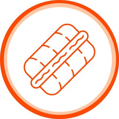 Web Kullanımı İçin Dinlenme Alanı Simgesi, Basit Vektör İllüstrasyonu