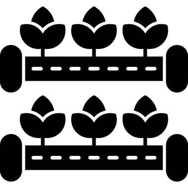 Ziraat bahçesi ikonu ana hatlarıyla