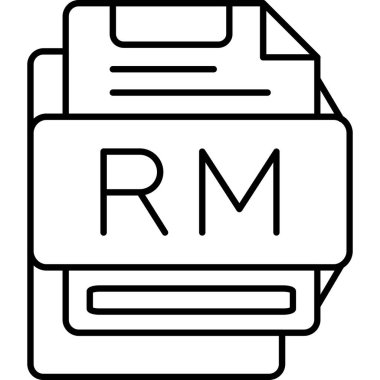 dosya vektör illüstrasyon çizgisi simgesi